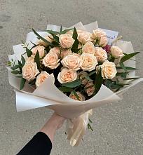 Букет Кремовые розы Латте #REPLACE_PRED# Чограйском