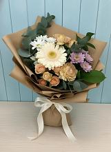 Букет цветов из:  Герберы и Хризантемы в Чограйском