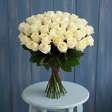 Букет 51 Белая роза Эдлесс Лав #REPLACE_PRED# Чограйском