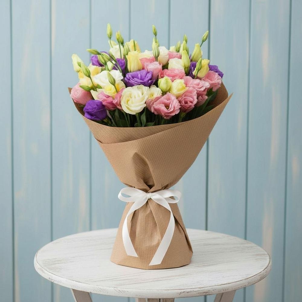 Букет цветов из: Лизиантусы в Чограйском