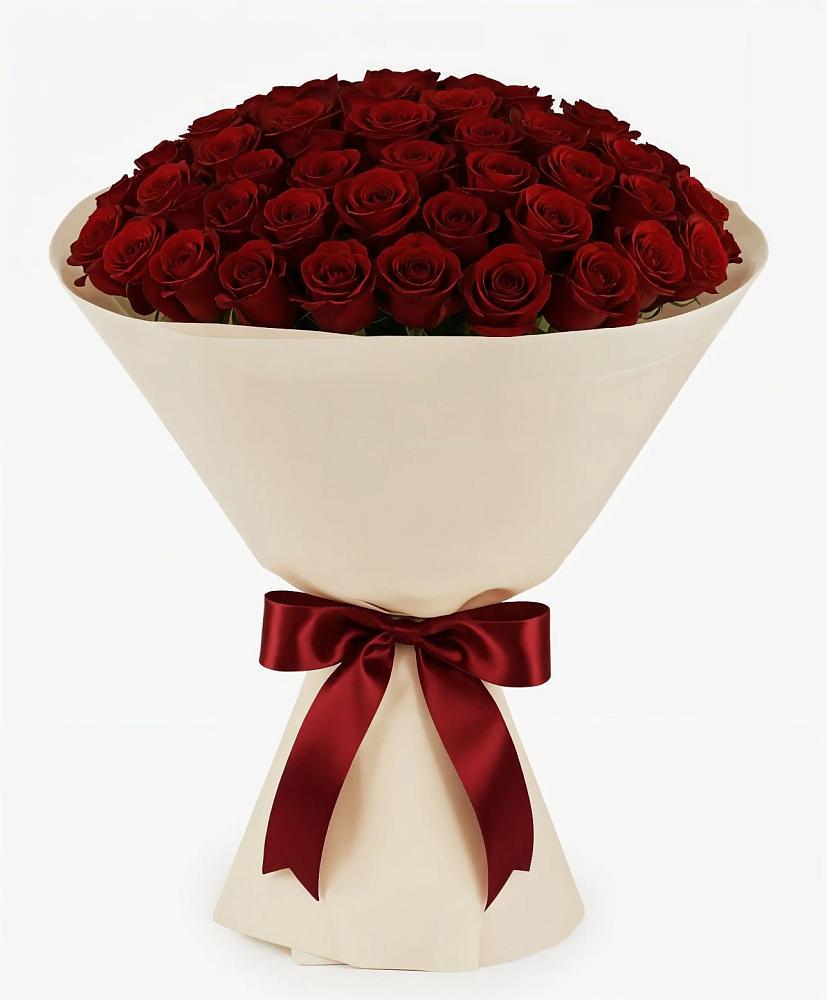 Букет 101 Бордовая роза Блэк Бакарра в Чограйском