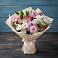 Букет цветов из: Хризантемы, Альстромерии и Розы в Чограйском